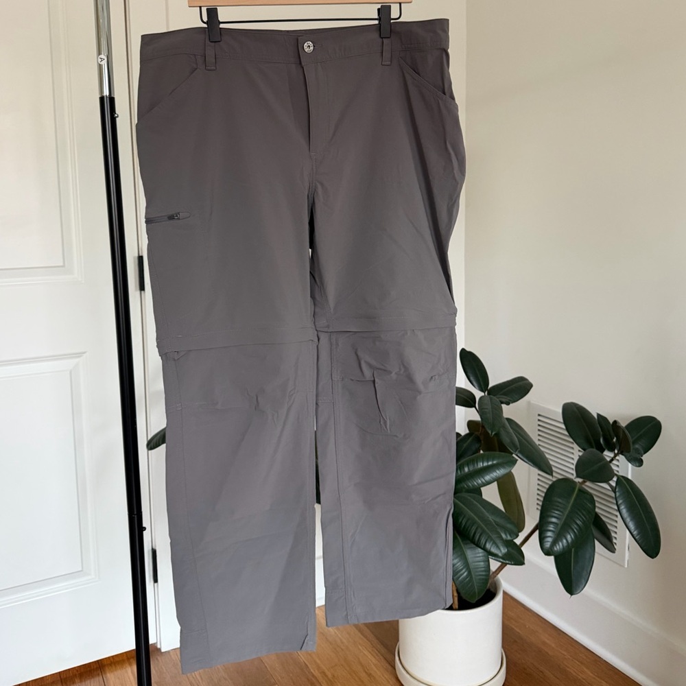 Gray Outdoor Convertible Cargo Pants